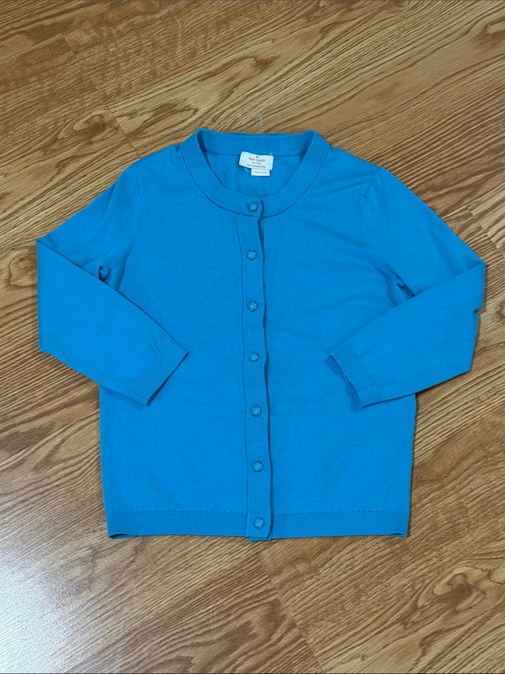 kate spade Turquoise Button-Front Cardigan